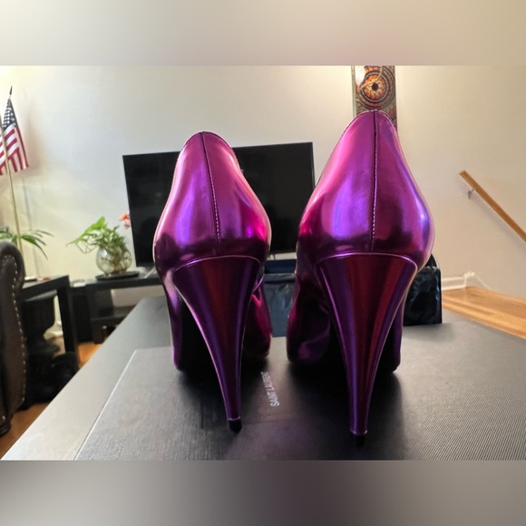 Saint Laurent - Kiki 100 Pump Vitellino Laminato - Picture 14 of 16